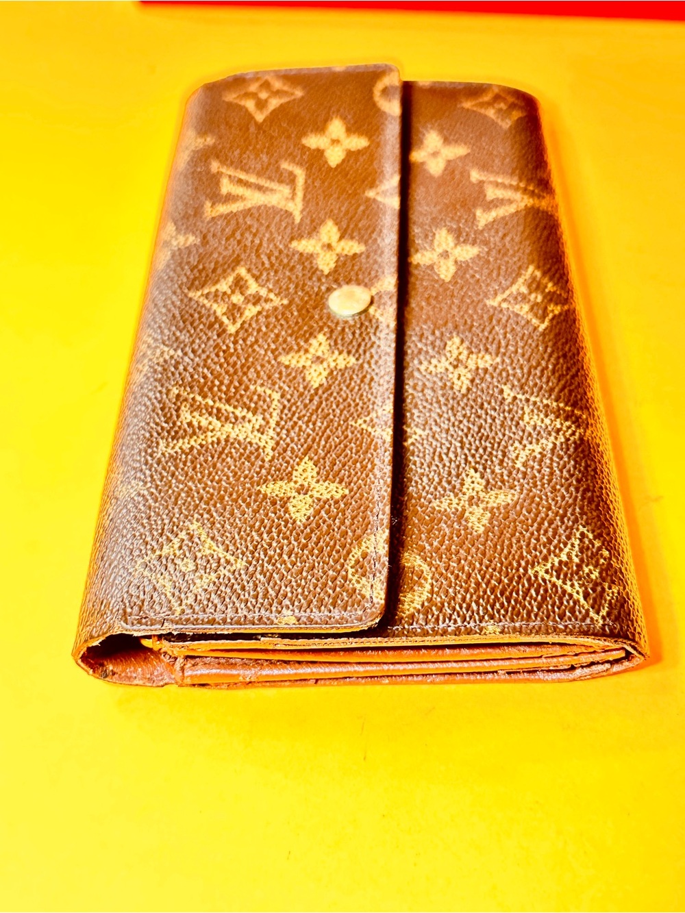 Louis Vuitton Monogram Canvas Brown Wallet Clutch - Picture 5 of 13